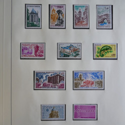 Collection timbres de France 1960-1983 neufs et oblitérés en 3 albums.