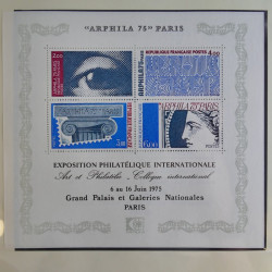 Collection timbres de France 1960-1983 neufs et oblitérés en 3 albums.