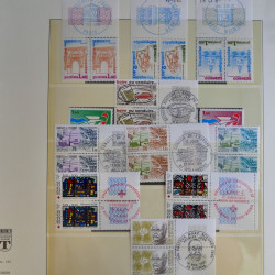 Collection timbres de France 1960-1983 neufs et oblitérés en 3 albums.