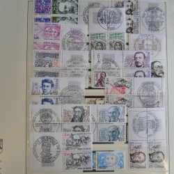 Collection timbres de France 1960-1983 neufs et oblitérés en 3 albums.