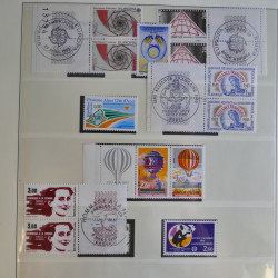 Collection timbres de France 1960-1983 neufs et oblitérés en 3 albums.