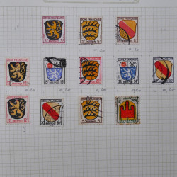 Lot de timbres France fin de catalogue neufs et oblitérés en un album.