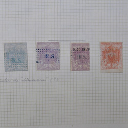 Lot de timbres France fin de catalogue neufs et oblitérés en un album.