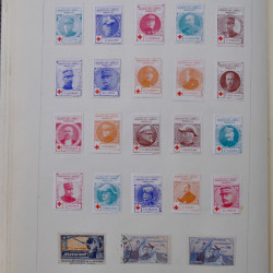 Lot de timbres France fin de catalogue neufs et oblitérés en un album.