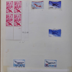 Lot de timbres France fin de catalogue neufs et oblitérés en un album.