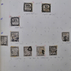 Lot de timbres France fin de catalogue neufs et oblitérés en un album.