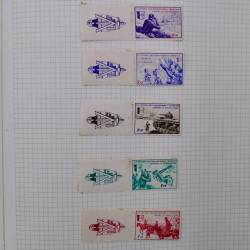 Lot de timbres France fin de catalogue neufs et oblitérés en un album.