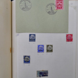 Lot de timbres France fin de catalogue neufs et oblitérés en un album.