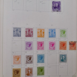 Lot de timbres France fin de catalogue neufs et oblitérés en un album.