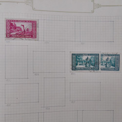 Lot de timbres France fin de catalogue neufs et oblitérés en un album.