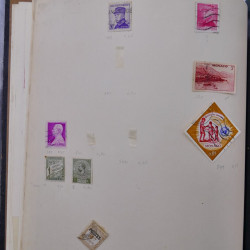 Lot de timbres France fin de catalogue neufs et oblitérés en un album.