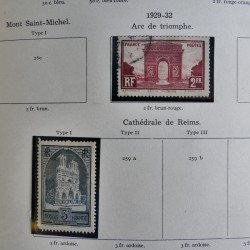 Collection timbres de France 1900-1975 neufs en album.