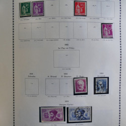 Collection timbres de France 1900-1975 neufs en album.