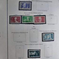 Collection timbres de France 1900-1975 neufs en album.