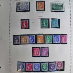 Collection timbres de France 1900-1975 neufs en album.