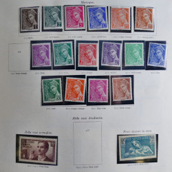 Collection timbres de France 1900-1975 neufs en album.