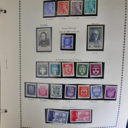 Collection timbres de France 1900-1975 neufs en album.