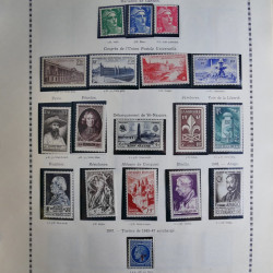 Collection timbres de France 1900-1975 neufs en album.