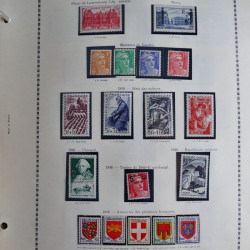Collection timbres de France 1900-1975 neufs en album.