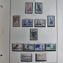 Collection timbres de France 1900-1975 neufs en album.