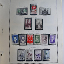 Collection timbres de France 1900-1975 neufs en album.
