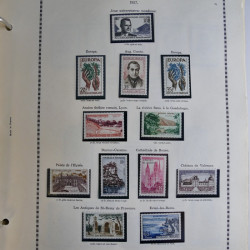 Collection timbres de France 1900-1975 neufs en album.