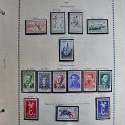 Collection timbres de France 1900-1975 neufs en album.