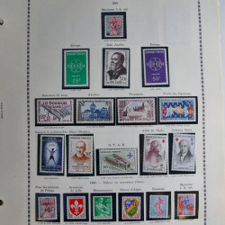 Collection timbres de France 1900-1975 neufs en album.