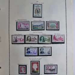 Collection timbres de France 1900-1975 neufs en album.