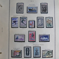 Collection timbres de France 1900-1975 neufs en album.