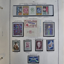 Collection timbres de France 1900-1975 neufs en album.