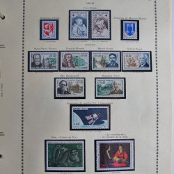 Collection timbres de France 1900-1975 neufs en album.