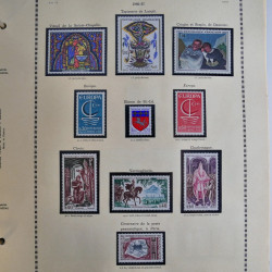 Collection timbres de France 1900-1975 neufs en album.