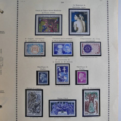 Collection timbres de France 1900-1975 neufs en album.