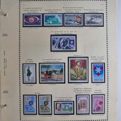 Collection timbres de France 1900-1975 neufs en album.
