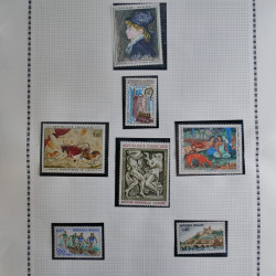 Collection timbres de France 1900-1975 neufs en album.