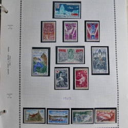 Collection timbres de France 1900-1975 neufs en album.