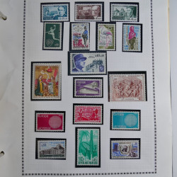 Collection timbres de France 1900-1975 neufs en album.