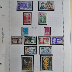 Collection timbres de France 1900-1975 neufs en album.