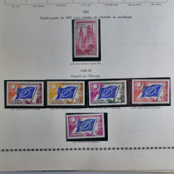 Collection timbres de France 1900-1975 neufs en album.