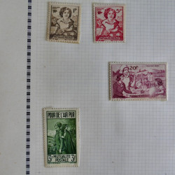 Collection timbres de France 1900-1975 neufs en album.