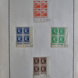 Collection timbres de France 1900-1975 neufs en album.