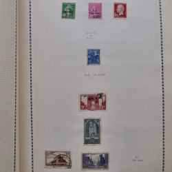 Collection de timbres de France 1860-1991 oblitérés en un album