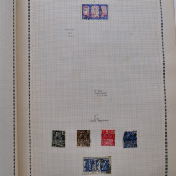 Collection de timbres de France 1860-1991 oblitérés en un album