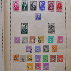 Collection de timbres de France 1860-1991 oblitérés en un album