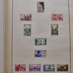 Collection de timbres de France 1860-1991 oblitérés en un album