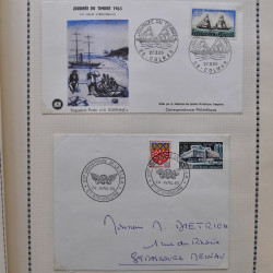 Collection de timbres de France 1860-1991 oblitérés en un album
