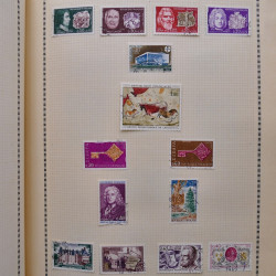 Collection de timbres de France 1860-1991 oblitérés en un album