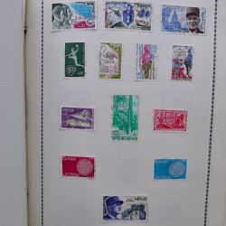 Collection de timbres de France 1860-1991 oblitérés en un album