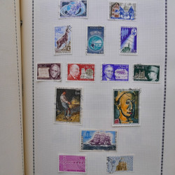 Collection de timbres de France 1860-1991 oblitérés en un album